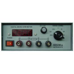 DIGITAL MICRO OHM METER "SIGMA", 3 1/2 Digit